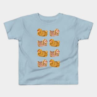 Luv Bunnies Galore - browns Kids T-Shirt